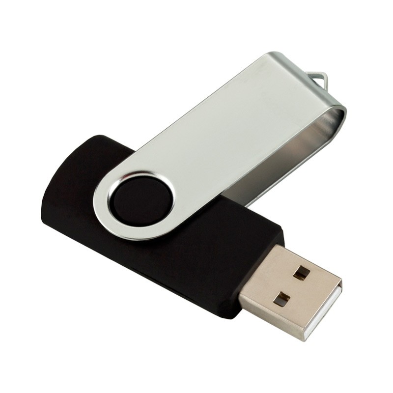 Color de malva debajo zorro Memoria USB Swivel 16GB OF-163-16 Metálica - Centro de Impresiones