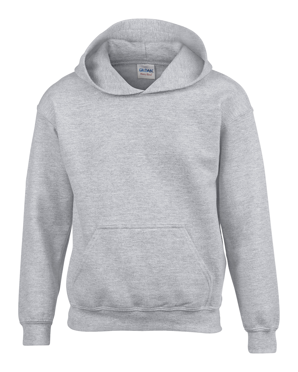 Buzo Hoodie Gris Claro Saco Con Capota de Hombre Frio A Templado